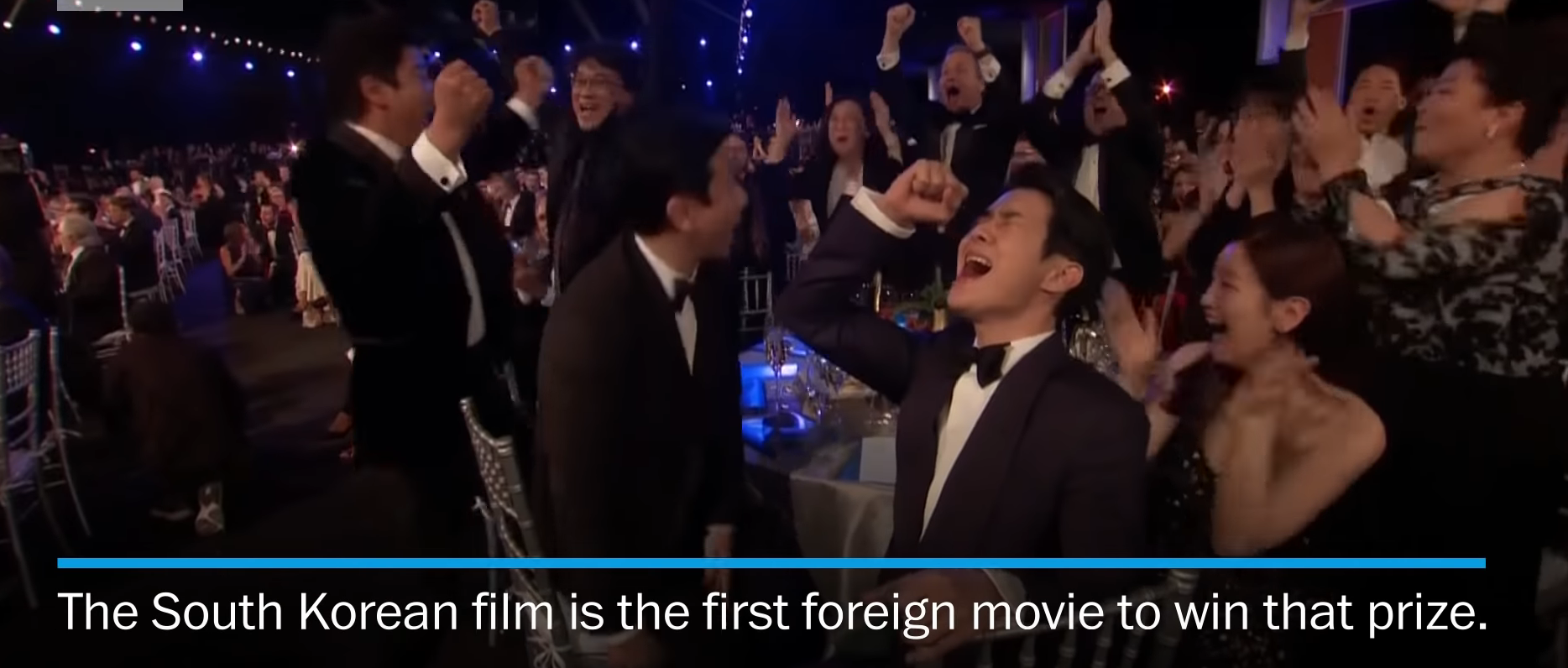 기생충 SAG 앙상블 캐스트 영상(+수상자 인터뷰)